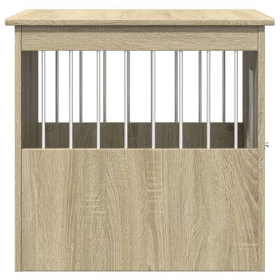 vidaXL Meuble de cage pour chiens chêne sonoma 45x62x59 cm