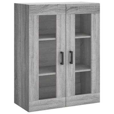 vidaXL Armoires murales 2 pcs sonoma gris bois d'ingénierie