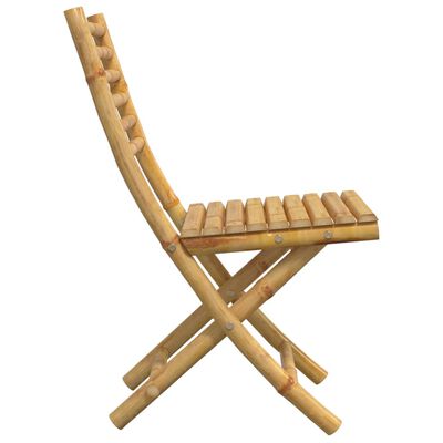 vidaXL Chaises pliables de jardin lot de 8 43x54x88 cm bambou