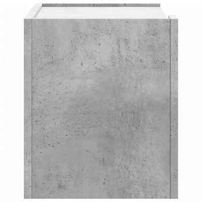 vidaXL Tables de chevet murales 2 pcs gris béton 45x30x35 cm