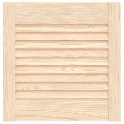 vidaXL Porte d'armoire à persiennes 39,5x39,4 cm bois de pin massif