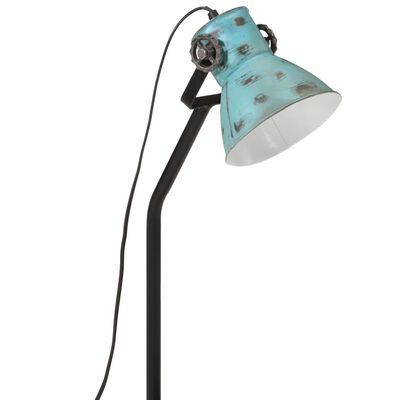 vidaXL Lampe de bureau 25 W bleu délavé 17x17x60 cm E27