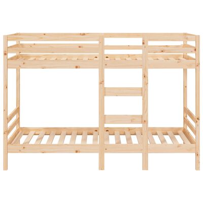 vidaXL Lit superposé sans matelas 90x190 cm bois de pin massif