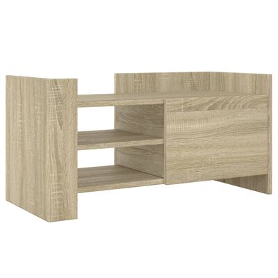 vidaXL Meuble TV chêne sonoma 80x35x40 cm bois d'ingénierie