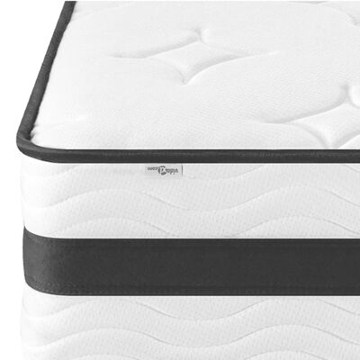 vidaXL Matelas à ressorts bonnell moyen 200x200 cm