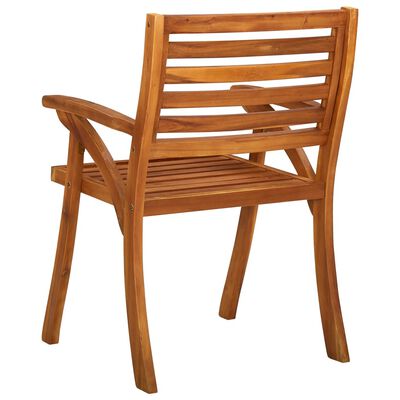 vidaXL Chaises de jardin lot de 2 Bois d'acacia solide