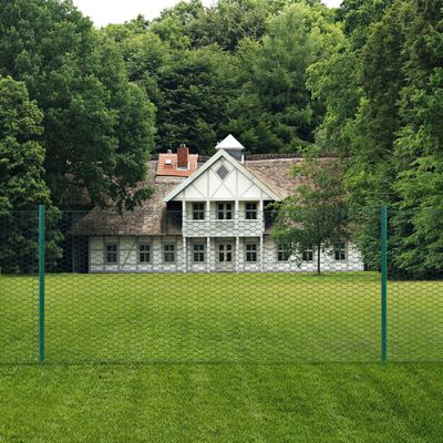 Clôtures de Jardin en Métal avec 5 panneaux et 5 piquets, Barrière