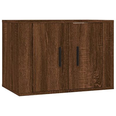 vidaXL Ensemble de meubles TV 3 pcs Chêne marron Bois d'ingénierie