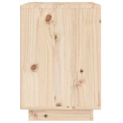 vidaXL Table de chevet 40x35x50 cm Bois de pin solide