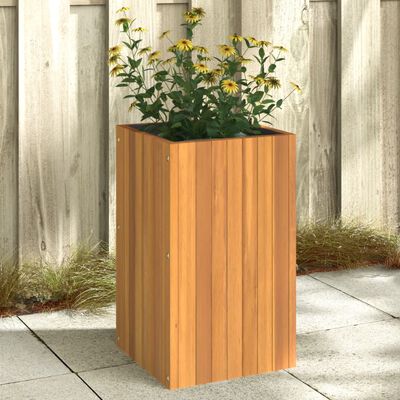 vidaXL Jardinière 35x35x60 cm bois massif d'acacia