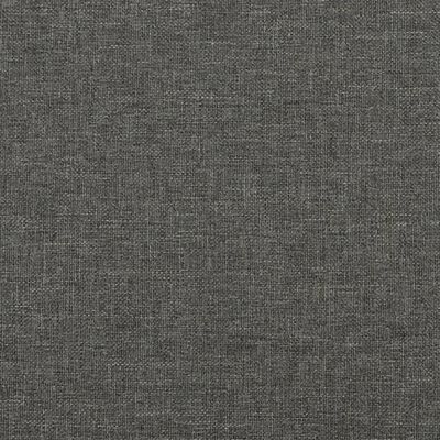 vidaXL Cadre de lit sans matelas gris foncé 140x200 cm tissu