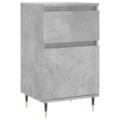 vidaXL Buffet gris béton 40x35x70 cm bois d'ingénierie