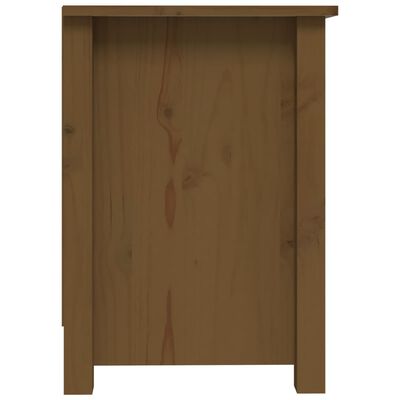 vidaXL Meuble TV Marron miel 103x36,5x52 cm Bois de pin massif