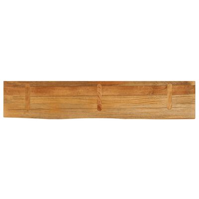 vidaXL Dessus de table à bord vivant 160x20x3,8cm bois massif manguier