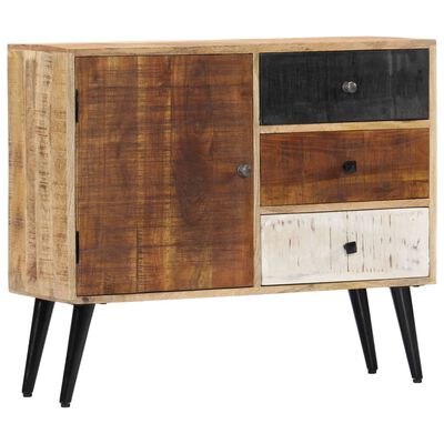 vidaXL Buffet 88x30x73 cm Bois de manguier massif