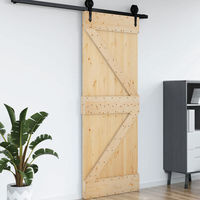 vidaXL Porte NARVIK 85x210 cm bois massif de pin