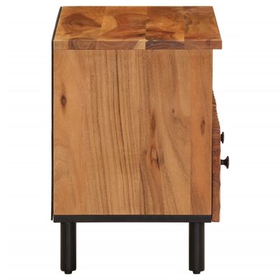 vidaXL Meuble TV 70x33x46 cm Bois d'acacia massif