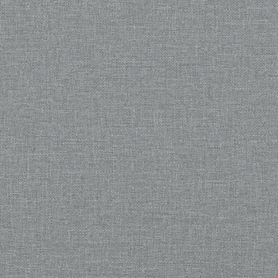 vidaXL Coussin de tête de lit gris clair 140 cm tissu