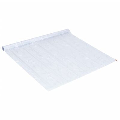 vidaXL Film pour fenêtre dépoli motif de bambou 90x500 cm PVC