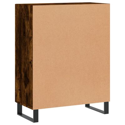 vidaXL Buffet chêne fumé 69,5x34x90 cm bois d'ingénierie