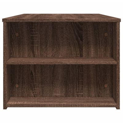 vidaXL Table basse chêne marron 102x55x42 cm bois d'ingénierie