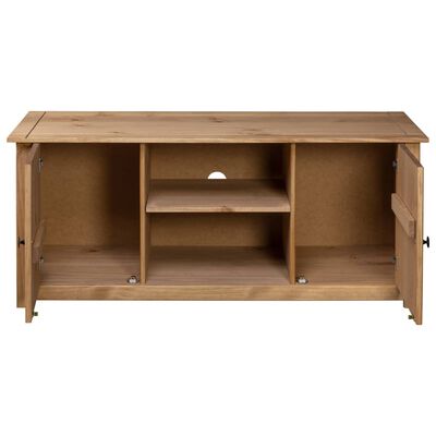 vidaXL Meuble TV 120x40x50 cm Bois de pin massif Gamme Panama