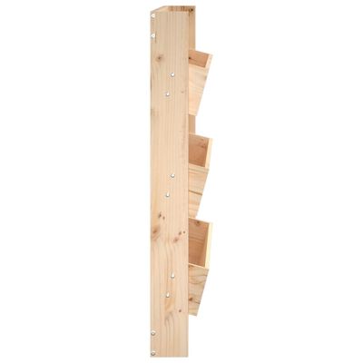 vidaXL Jardinière murale 3 niveaux 60x18,5x110 cm bois de pin massif