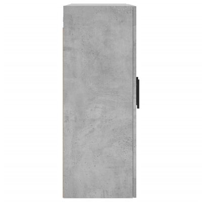 vidaXL Armoires murales 2 pcs gris béton bois d'ingénierie