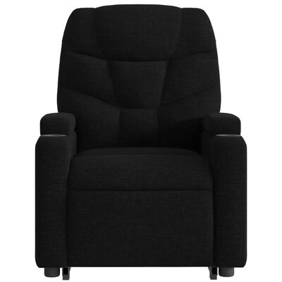 vidaXL Fauteuil inclinable électrique noir tissu