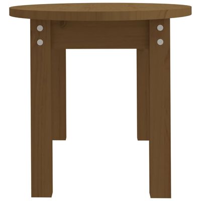 vidaXL Table basse Marron miel 80x40x35 cm Bois massif de pin