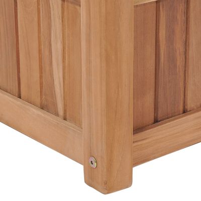 vidaXL Lit surélevé 100x30x25 cm Bois de teck solide