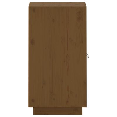 vidaXL Buffet Marron miel 34x40x75 cm Bois massif de pin