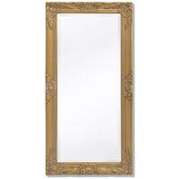 vidaXL Miroir mural style baroque 100x50 cm Doré