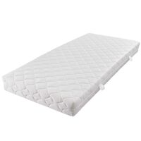 vidaXL Matelas avec housse lavable 200 x 90 x 17 cm