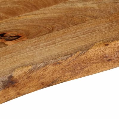 vidaXL Dessus de table à bord vivant 120x20x2,5cm bois massif manguier