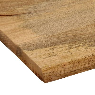 vidaXL Dessus de table 90x80x2,5 cm bord vivant bois massif manguier