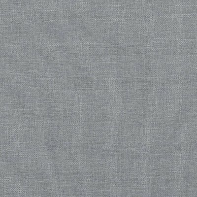 vidaXL Canapé à 2 places B-Stock gris clair 140 cm tissu