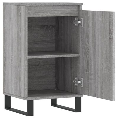 vidaXL Buffets 2 pcs sonoma gris 40x35x70 cm bois d'ingénierie