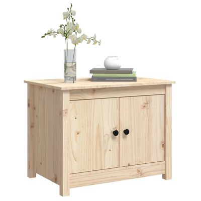 vidaXL Table basse 71x49x55 cm Bois massif de pin