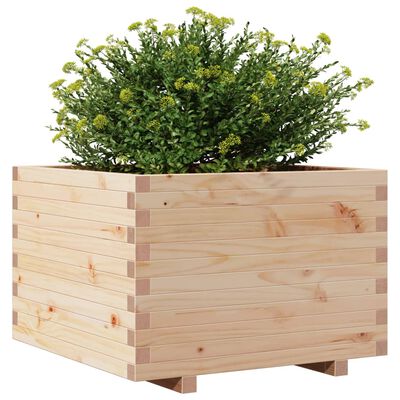 vidaXL Jardinière 70x70x49,5 cm bois de pin massif