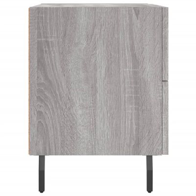 vidaXL Tables de chevet 2 pcs sonoma gris 40x35x47,5 cm