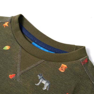 Sweatshirt pour enfants kaki 116