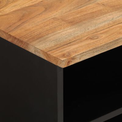 vidaXL Meuble TV 100x33x46 cm bois d'acacia solide et d'ingénierie