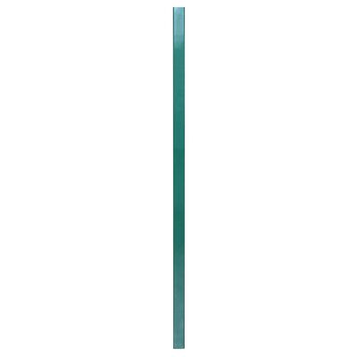 vidaXL Poteaux de clôture 20 pcs vert 280 cm acier galvanisé