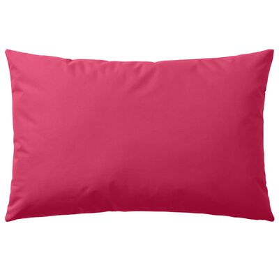 vidaXL Oreiller d'extérieur lot de 2 60 x 40 cm Rose