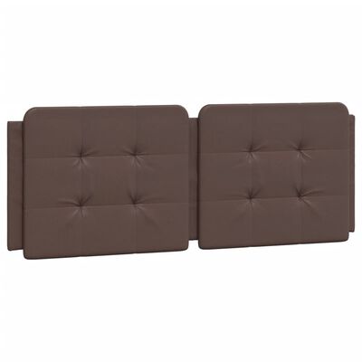 vidaXL Cadre de lit avec LED sans matelas marron 140x200 cm