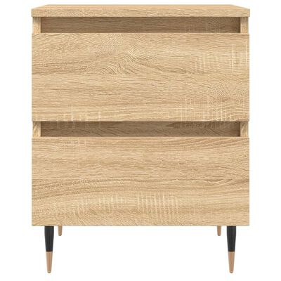 vidaXL Table de chevet chêne sonoma 40x35x50 cm bois d’ingénierie