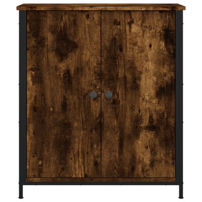 vidaXL Buffet chêne fumé 70x30x80 cm bois d'ingénierie