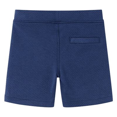 Short pour enfants avec cordon de serrage bleu foncé 140