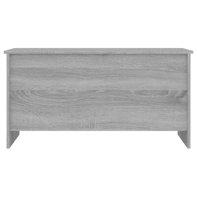 vidaXL Table basse sonoma gris 102x55,5x52,5 cm bois d'ingénierie